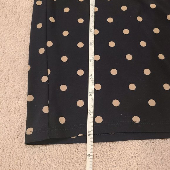 Lauren Ralph Lauren Polka Dot Faux Wrap Womens Size 16P - Picture 8 of 9